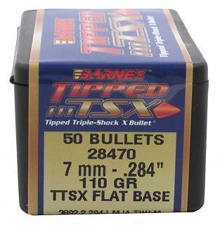 7mm .284" 110gr TTSX FB /50 (Bullets for Reloading)