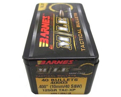 10mm/40S&W .400"125grMLE TACXP/40 (Bullets for Reloading)