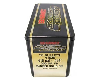 416 Caliber .416" 350gr B-SLD RN /50 (Bullets for Reloading)