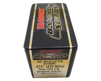 470 Nitro .474" 500gr B-SLD FP/20 (Bullets for Reloading)