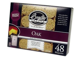 Oak Bisquettes (48 Pack) Smoker Bisquettes