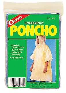Emergency Poncho - Clear