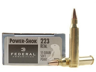223 Remington by Federal 223 Remington Classic 50gr Power Shok Soft Point (Per 20)