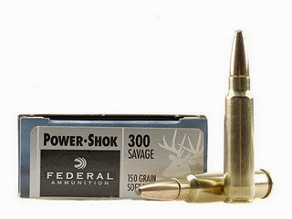 300 Savage by Federal by Federal 300 Savage, 150grain, Power Shok Soft Point, (Per 20)