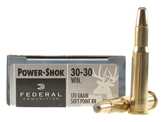 30-30 Winchester by Federal 30-30 Win, 170gr, Power Shok Soft Point Round Nose, (Per 20)