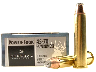 45-70 Government by Federal 300gr, Speer FN PowerShok