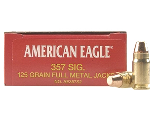 357 Sig by Federal 357 Sig, 125gr, Full Metal Jackt,