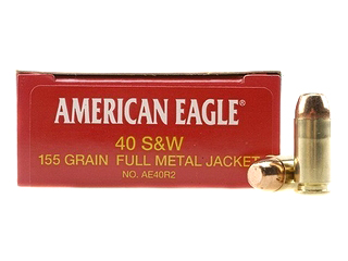40 Smith & Wesson by Federal 40 S&W, 155gr, Full Metal Jacket, (Per 50)