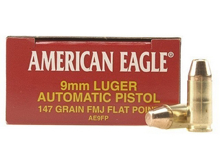 9mm Luger by Federal 9mm Luger, 147gr, Full Metal Jacket Flat Point, (Per 50)