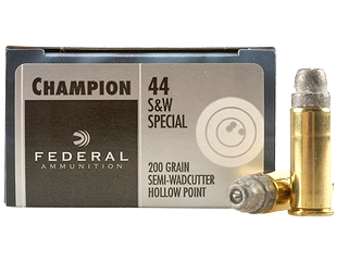 44 Special by Federal, 200 Grain, Semi-Wad Cutter, HP ( Per 20)