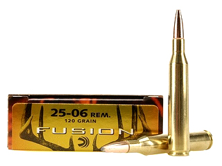 25-06 Remington by Federal 25-06 Rem, 120grain, Fusion, (Per 20)
