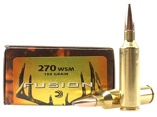 270 Winchester Short Magnum by Federal 270 WSM, 150grain, Fusion, (Per 20)