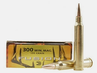 300 Winchester Magnum by Federal 300 Win Mag, 150gr, Fusion, (Per 20)