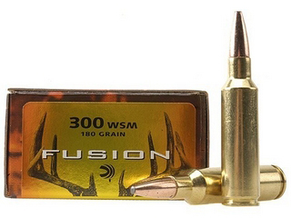 300 Winchester Short Magnum by Federal 300 WSM, 180gr, Fusion, (Per 20)