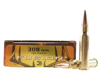 308 Winchester by Federal 308 Win, 180gr, Fusion, (Per 20)