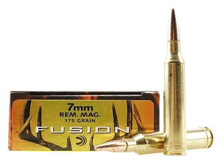 7mm Remington Magnum by Federal 7mm Rem Mag, 175gr, Fusion, (Per 20)