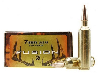 7mm Winchester Short Magnum by Federal 7mm WSM, 150gr, Fusion, (Per 20)
