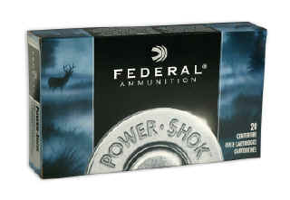 270 Winchester Short Magnum by Federal 270 WSM, 130grain, Soft Point Power-Shock, (Per 20)