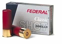 12 Gauge Shotshells by Federal Classic Buckshot 2 3/4 Mag dram 34 Pellets 4 Buck (Per 5)