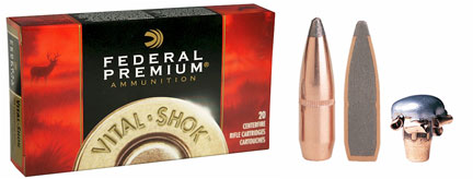 7mm Remington Magnum by Federal 7mm Rem Mag, 165gr, Sierra GameKing Boat Tail Soft Point, (Per 20)