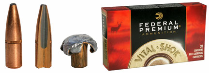 338 Winchester Magnum by Federal 338 Win Mag, 225gr, Trophy Bonded Bear Claw, (Per 20)