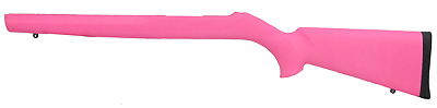 10-22 Rubber OM Std Channel Pink - Rubber Overmolded Stock for Ruger