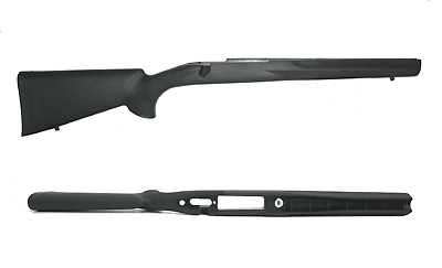 Rifle Stock BBL Pillar Bed - Rubber Overmolded Stock for Ruger