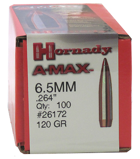 6.5mm .264 120gr A-Max /100