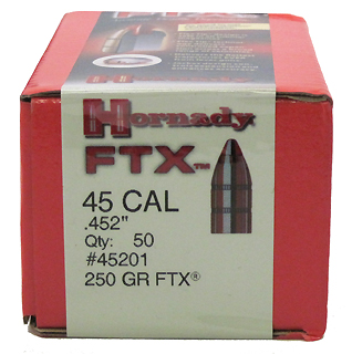 45 Caliber .452 250gr FTX /50