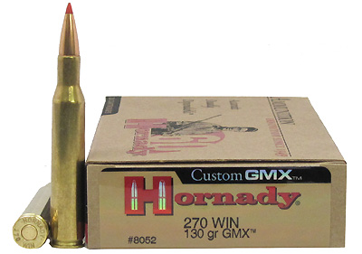 270 Winchester by Hornady 130gr GMX (Per 20)