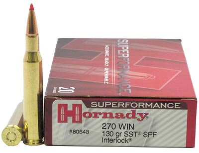 270 Winchester by Hornady Superformance 130gr SST (Per 20)