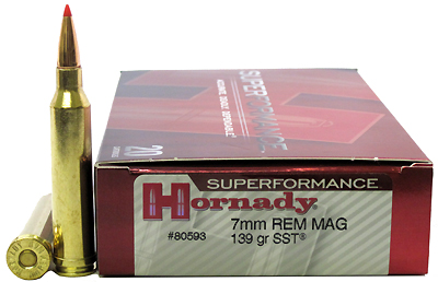 7mm Remington Magnum by Hornady Superformance, 139gr SST (Per 20)