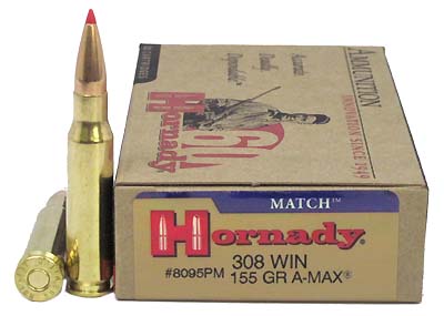 308 Winchester by Hornady 155gr Palma Match (Per 20)
