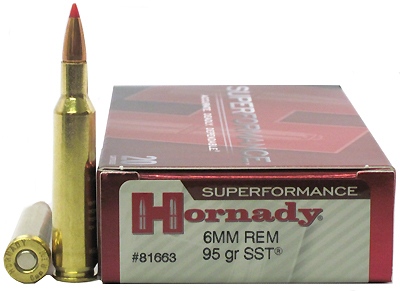 6mm Remington by Hornady Superformance, 95gr SST (Per 20)