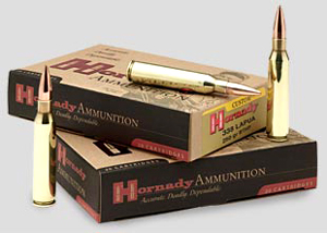 338 Lapua Ammunition by Hornady 250 Gr BTHP, Per 20