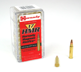 17 HMR Ammunition by Hornady 17 HMR 20gr HP/XTP (50)