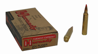 204 Ruger Ammunition by Hornady 32 Gr V-Max (Per 20)