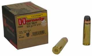 500 Smith & Wesson by Hornady 500 S&W, 500 Gr, FP XTP, (Per 20)