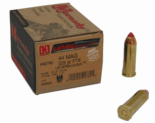 44 Magnum by Hornady 44Magnum, LEVERevolution, 225gr, FTX, (Per 20)