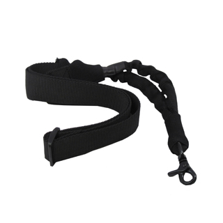 1pt Sling w/Bungee and Snap Hook Black