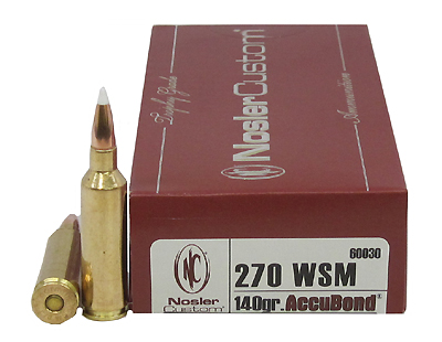 Trophy 270 Winchester Short Magnum 140gr AccuBond (Per 20)