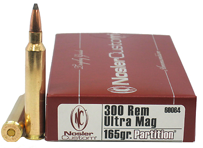 300 Remington Ultra Magnum, Trophy Ammunition 165gr Partition (Per 20)
