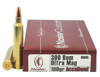 300 Remington Ultra Magnum, Trophy Ammunition 180gr AccuBond (Per 20)