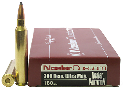 300 Remington Ultra Magnum, Trophy Ammunition 180gr Partition (Per 20)