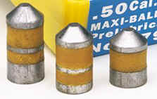 Maxi-Ball Prelubricated Bullets, .50 Caliber 370 Grain (per 20)