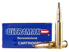 308 Winchester by Ultramax 308 Win, 165gr, Speer Boat Tail Soft Point, (Per 20)