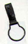 D Cell Flaslight holder, Black