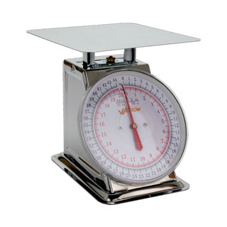 Scale Dial Flat Top 44 lb - Click Image to Close