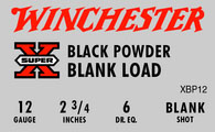 12 Gauge by Winchester 12 Gauge, 2 3/4, Black Powder, (Per 25)