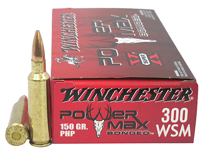 300 Winchester Short Magnum by Winchester 150gr PowerMax Bonded (Per 20)
